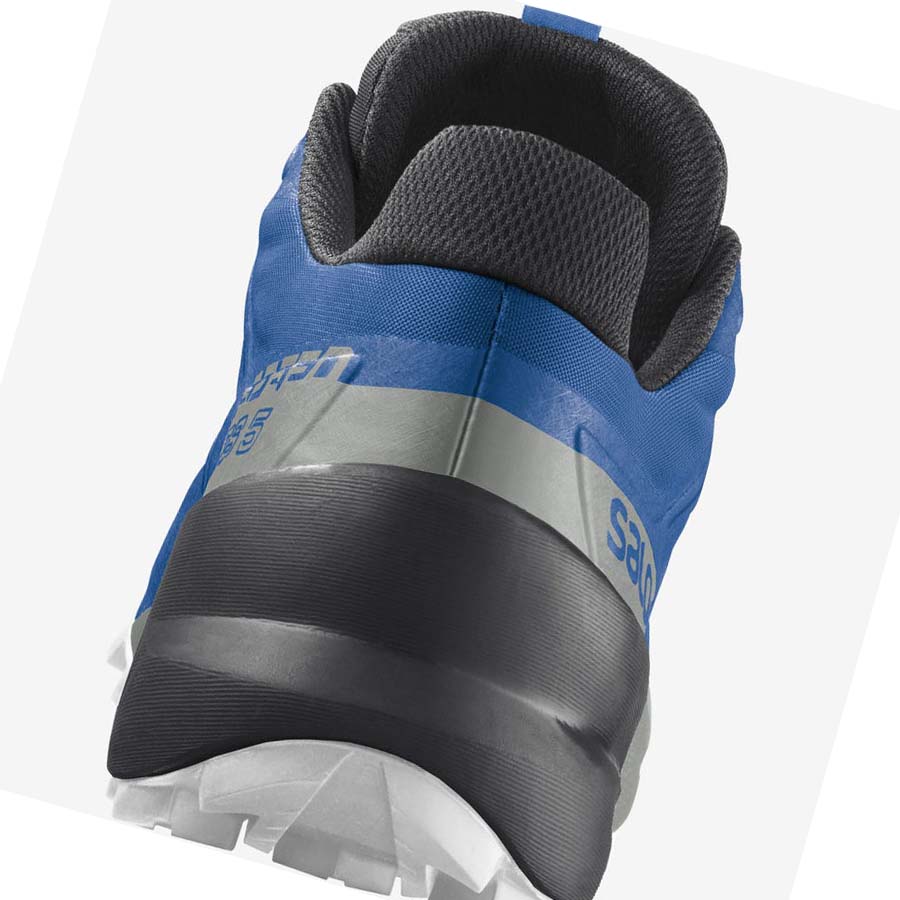 Tenis Para Trail Running Salomon SPEEDCROSS 5 Hombre Azules Negros | MX 3513QMA